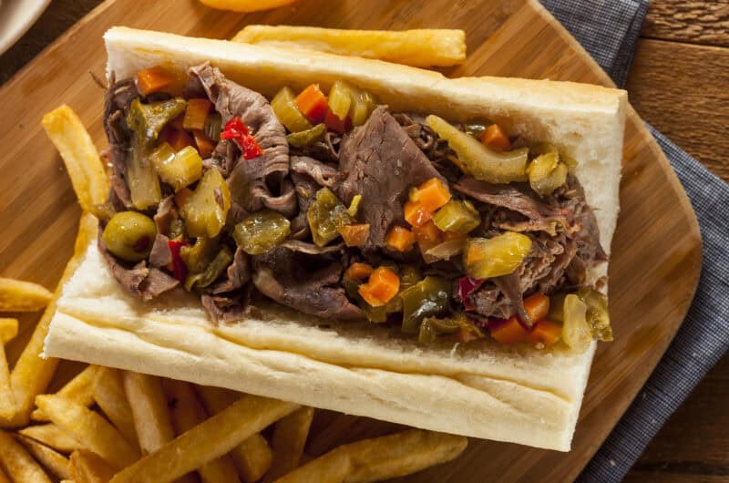 Homemade Chicago-Style Italian Beef Sandwiches